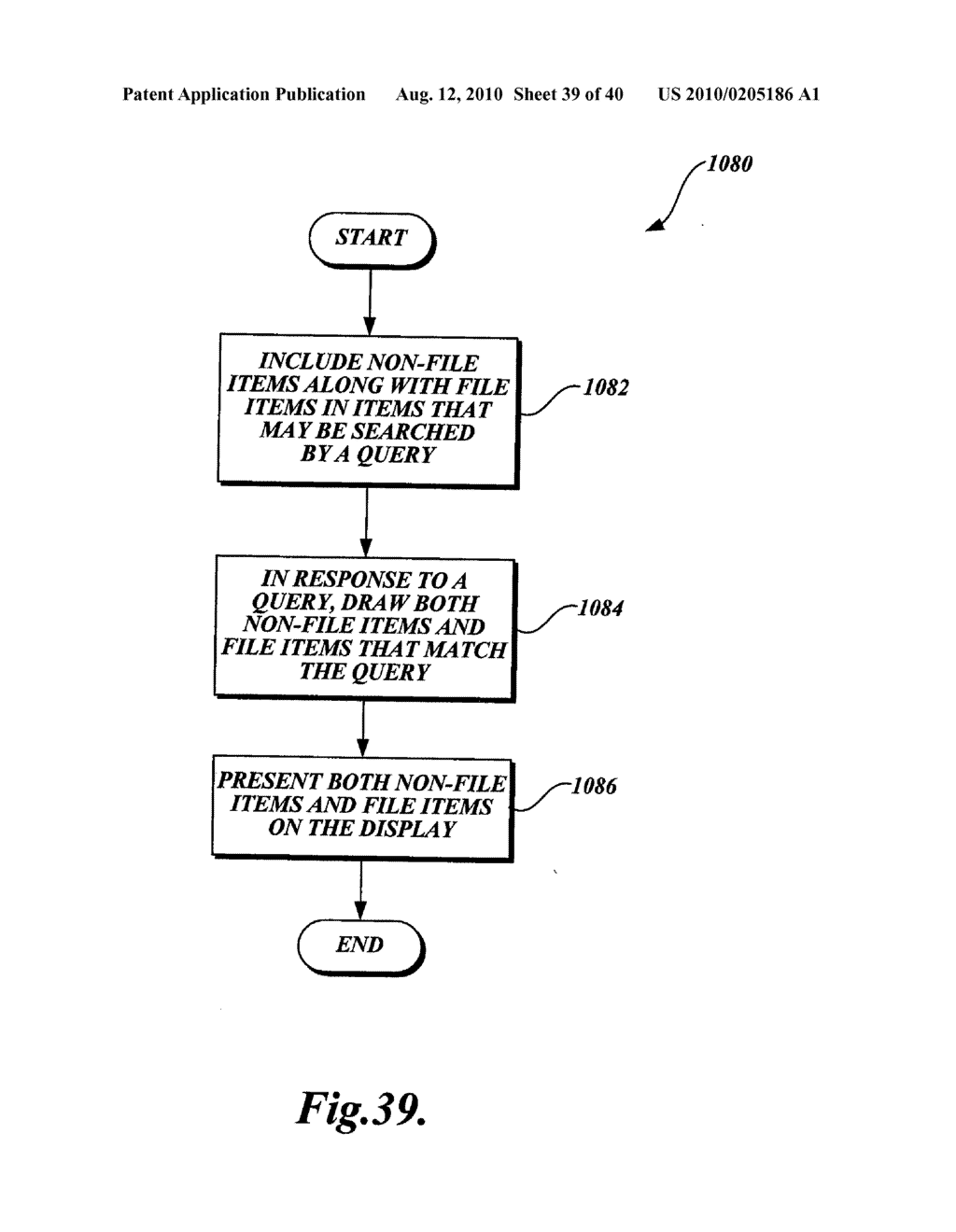 SYSTEM AND METHOD FOR FILTERING AND ORGANIZING ITEMS BASED ON COMMON ELEMENTS - diagram, schematic, and image 40