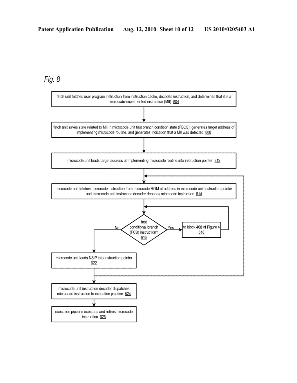 PIPELINED MICROPROCESSOR WITH FAST CONDITIONAL BRANCH INSTRUCTIONS BASED ON STATIC EXCEPTION STATE - diagram, schematic, and image 11