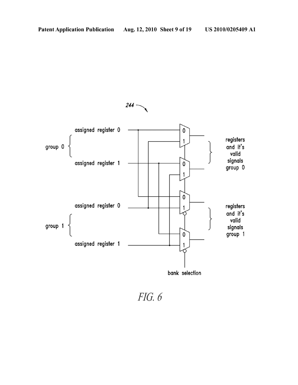 NOVEL REGISTER RENAMING SYSTEM USING MULTI-BANK PHYSICAL REGISTER MAPPING TABLE AND METHOD THEREOF - diagram, schematic, and image 10