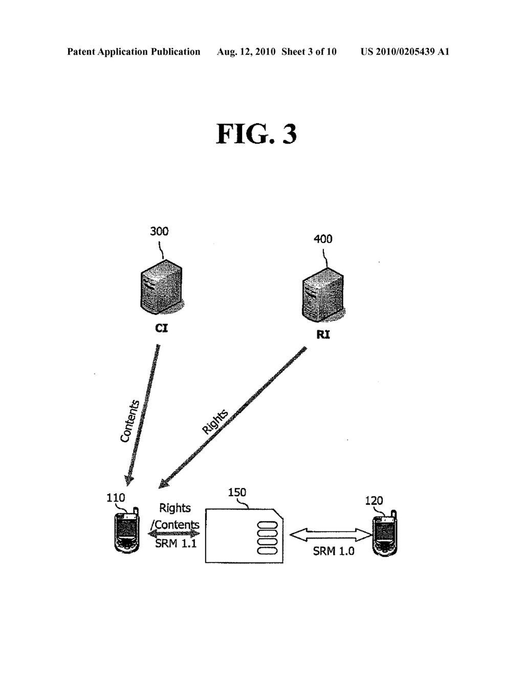 METHOD AND TERMINAL FOR RECEIVING RIGHTS OBJECT FOR CONTENT ON BEHALF OF MEMORY CARD - diagram, schematic, and image 04