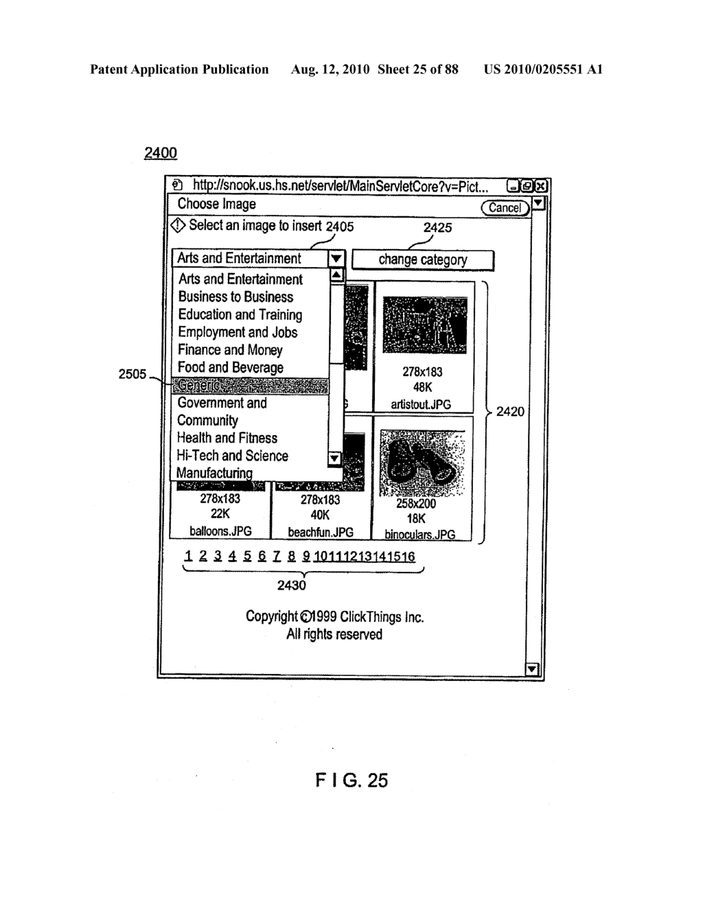 METHOD AND APPARATUS FOR GENERATING A WEB SITE WITH DYNAMIC CONTENT DATA FROM AN EXTERNAL DATA SOURCE INTEGRATED THEREIN - diagram, schematic, and image 26