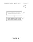 METHOD AND SYSTEM FOR ALLOWING ACCESS TO DEVELOPED APPLICATIONS VIA A MULTI-TENANT ON-DEMAND DATABASE SERVICE diagram and image