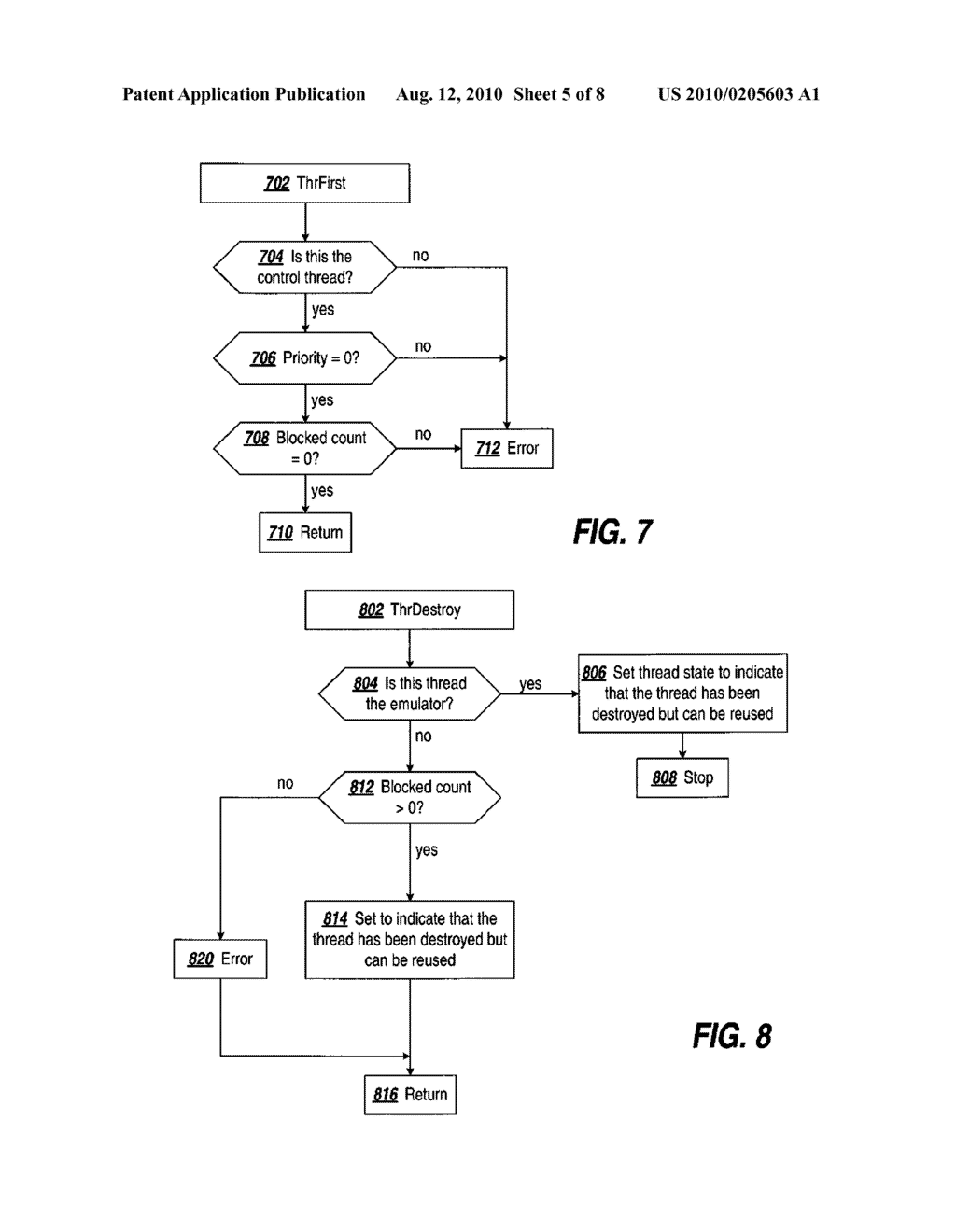 SCHEDULING AND DISPATCHING TASKS IN AN EMULATED OPERATING SYSTEM - diagram, schematic, and image 06