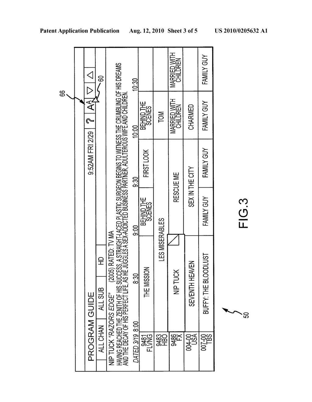 Electronic Program Guides, Systems and Methods Providing Variable Size of Textual Information - diagram, schematic, and image 04