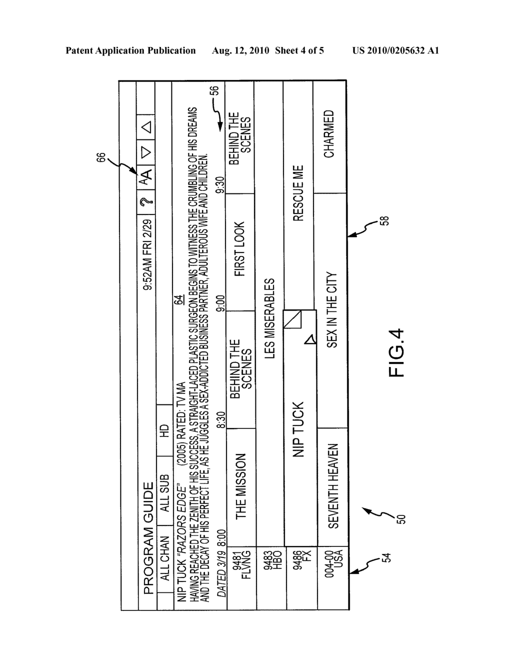 Electronic Program Guides, Systems and Methods Providing Variable Size of Textual Information - diagram, schematic, and image 05