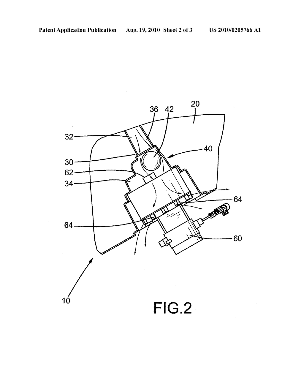 Vacuum Device Including Selectively Activated, Secondary Vacuum Source and Floor Cleaning Machine Utilizing the Vacuum Device - diagram, schematic, and image 03