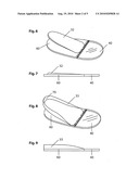 Insole having a transparent portion and a sock liner portion diagram and image