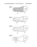 Insole having a transparent portion and a sock liner portion diagram and image