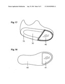 Insole having a transparent portion and a sock liner portion diagram and image