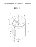 DUST SEPARATING APPARATUS OF VACUUM CLEANER diagram and image