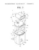 DUST SEPARATING APPARATUS OF VACUUM CLEANER diagram and image