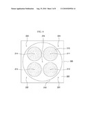 SPINNERET FOR PREPARING ISLAND-IN-THE-SEA YARNS diagram and image