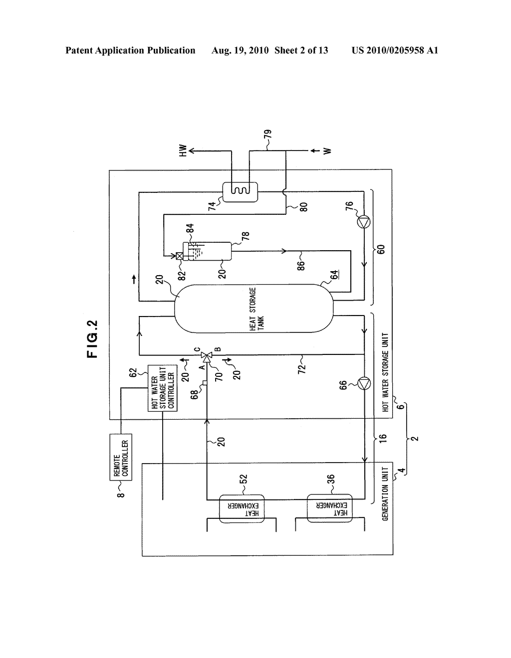 EXHAUST HEAT RECOVERING METHOD, EXHAUST HEAT RECOVERING APPARATUS AND COGENERATION SYSTEM - diagram, schematic, and image 03