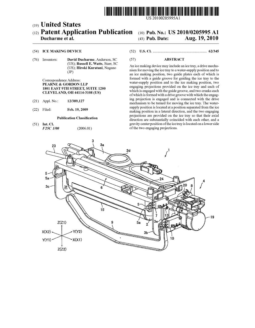 ICE MAKING DEVICE - diagram, schematic, and image 01