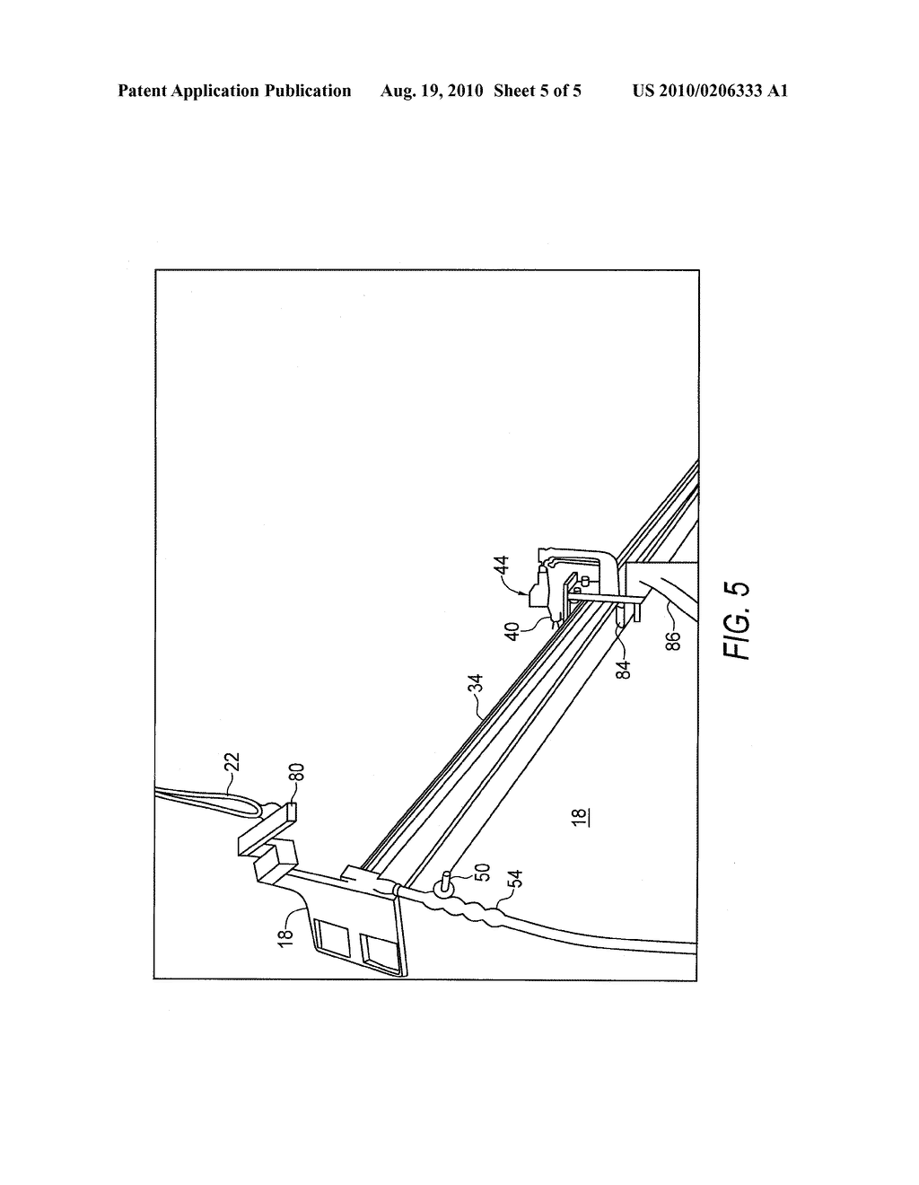 METHOD AND APPARATUS FOR CLEANING A SUBSTANTIALLY VERTICAL SURFACE - diagram, schematic, and image 06