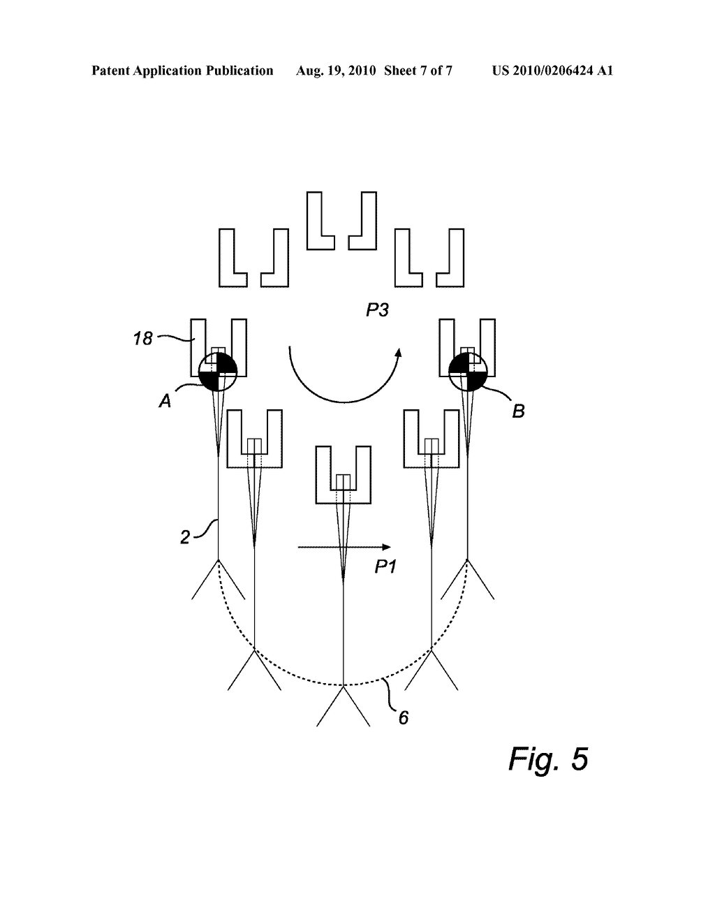 DEVICE AND METHOD FOR FILLING OF A CONTAINER - diagram, schematic, and image 08