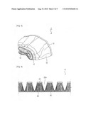 TIRE CHAIN MADE OF HARD WOVEN FABRIC HAVING TRIPLE-LAYER STRUCTURE diagram and image