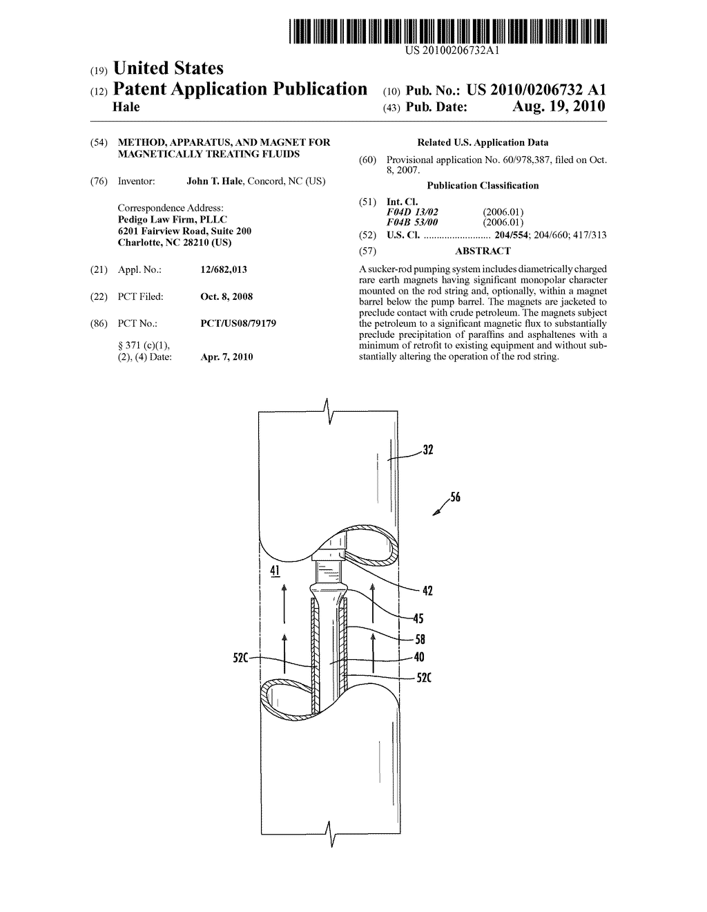 Method, Apparatus, and Magnet for Magnetically Treating Fluids - diagram, schematic, and image 01