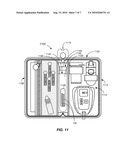 SUPPLY ORGANIZERS AND METHODS FOR HEALTH MANAGEMENT diagram and image