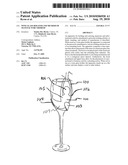 Wine glass holster and method of manufacture thereof diagram and image