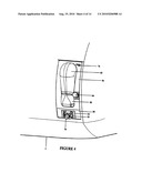 Temporarily installed aircraft observer door plug, chair, sonotube ejection and control system diagram and image