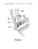 Temporarily installed aircraft observer door plug, chair, sonotube ejection and control system diagram and image