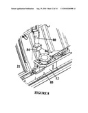 Temporarily installed aircraft observer door plug, chair, sonotube ejection and control system diagram and image