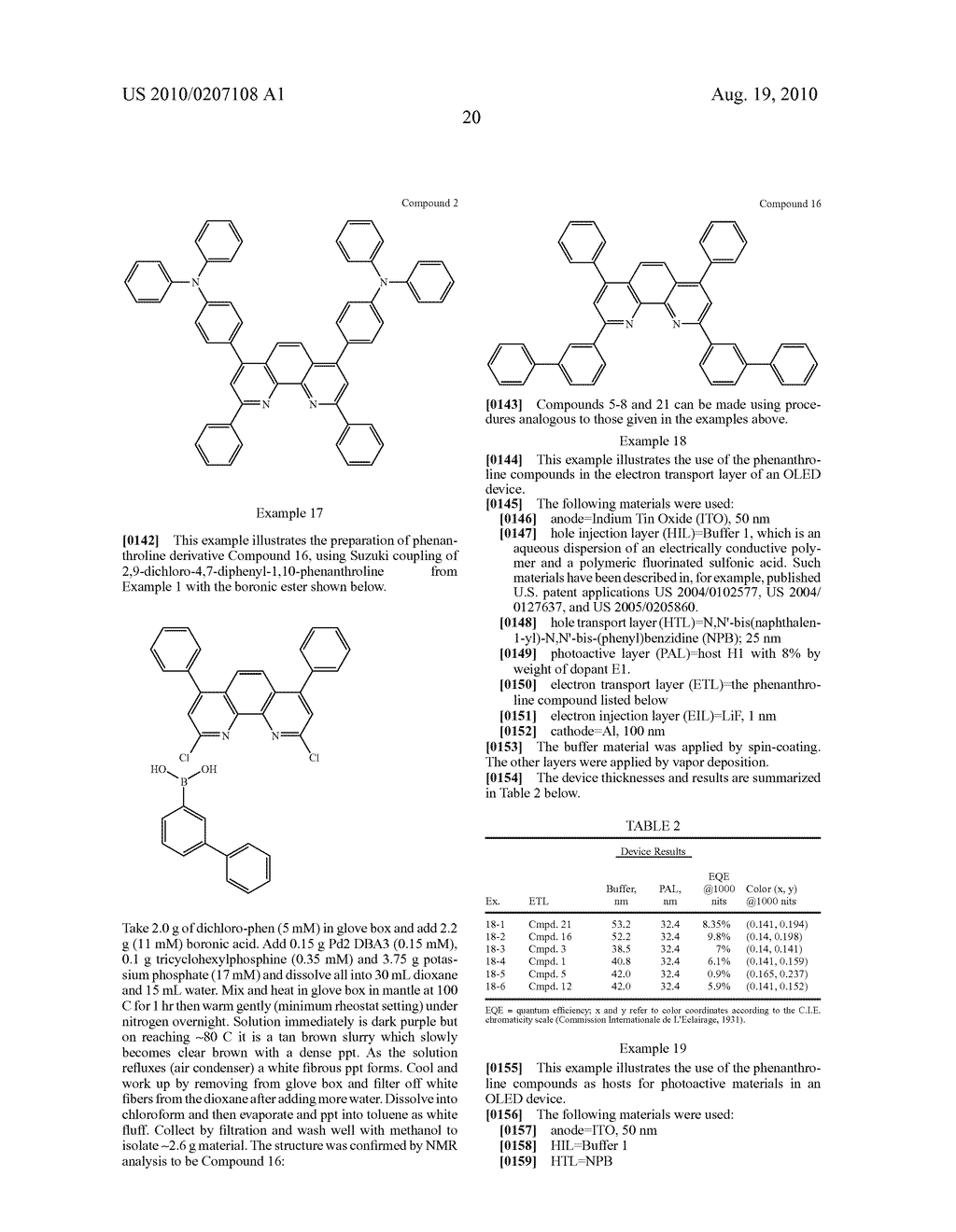 ELECTRONIC DEVICE INCLUDING PHENANTHROLINE DERIVATIVE - diagram, schematic, and image 22