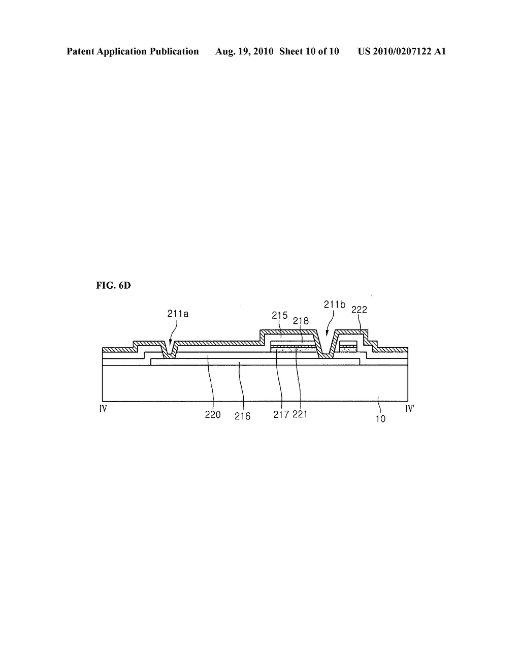 Thin film transistor array substrate and manufacturing method thereof - diagram, schematic, and image 11