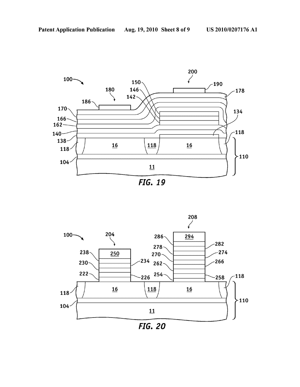 Metal oxide semiconductor devices having doped silicon-compromising capping layers and methods for fabricating the same - diagram, schematic, and image 09