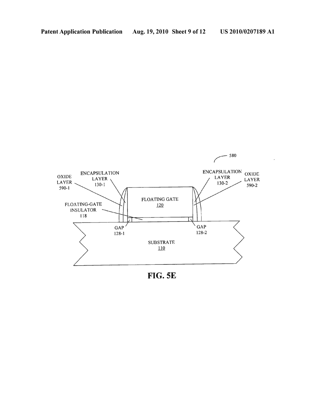 NON-VOLATILE MEMORY DEVICE WITH REDUCED WRITE-ERASE CYCLE TIME - diagram, schematic, and image 10