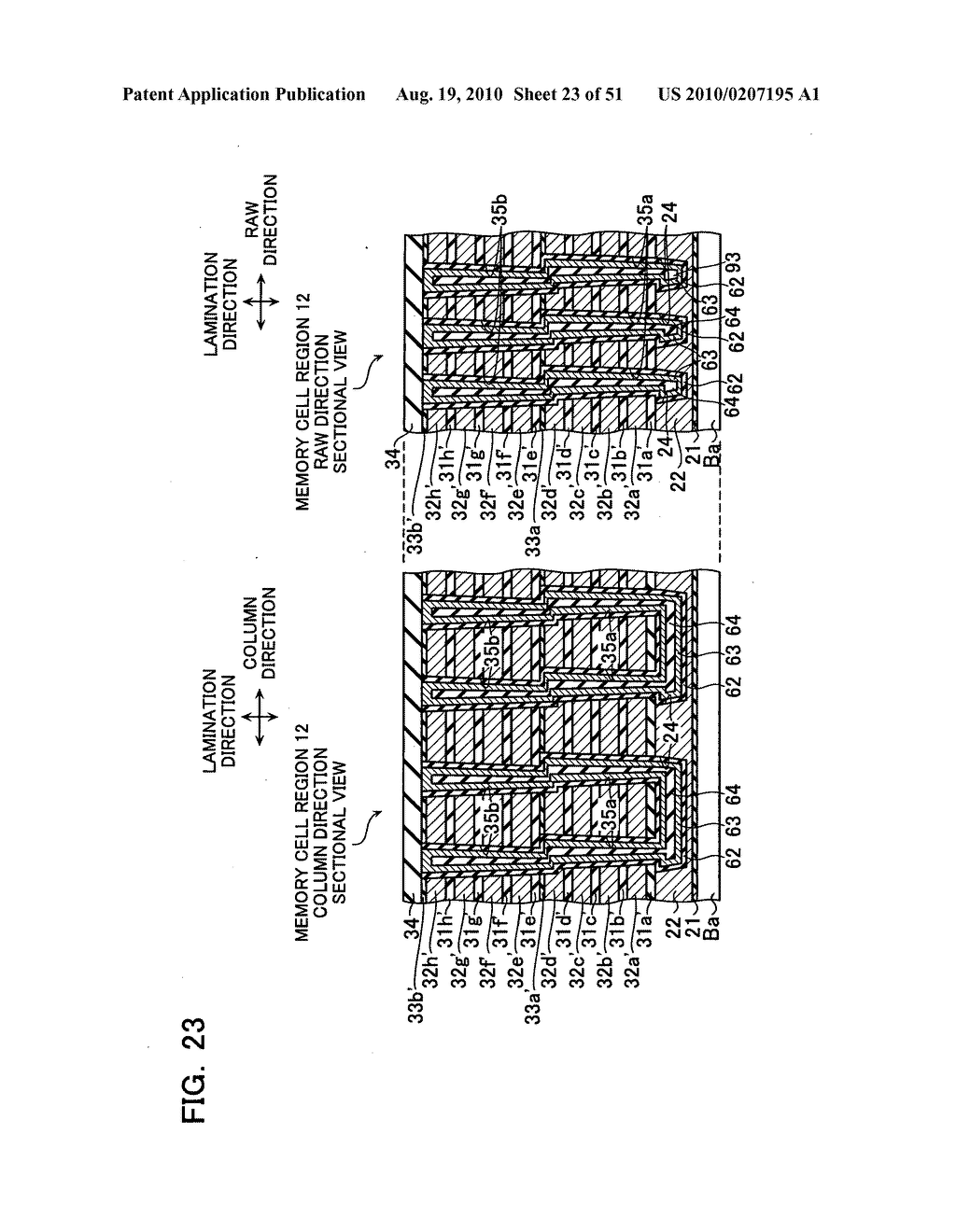 NON-VOLATILE SEMICONDUCTOR STORAGE DEVICE AND METHOD OF MANUFACTURING THE SAME - diagram, schematic, and image 24