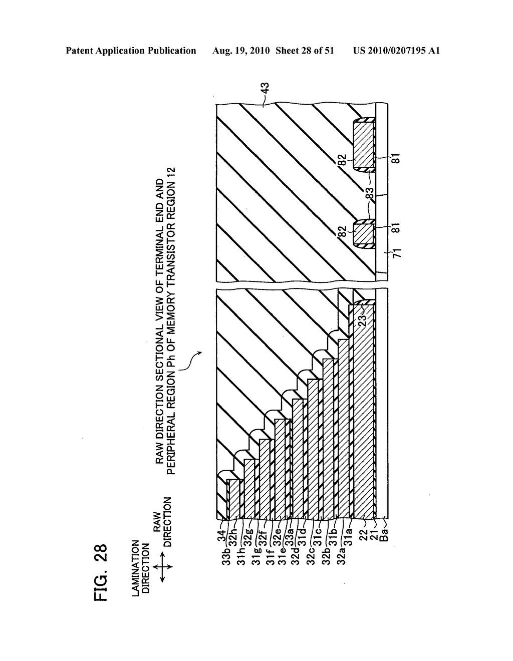 NON-VOLATILE SEMICONDUCTOR STORAGE DEVICE AND METHOD OF MANUFACTURING THE SAME - diagram, schematic, and image 29