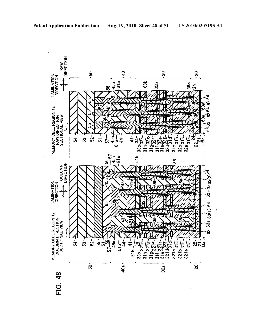 NON-VOLATILE SEMICONDUCTOR STORAGE DEVICE AND METHOD OF MANUFACTURING THE SAME - diagram, schematic, and image 49