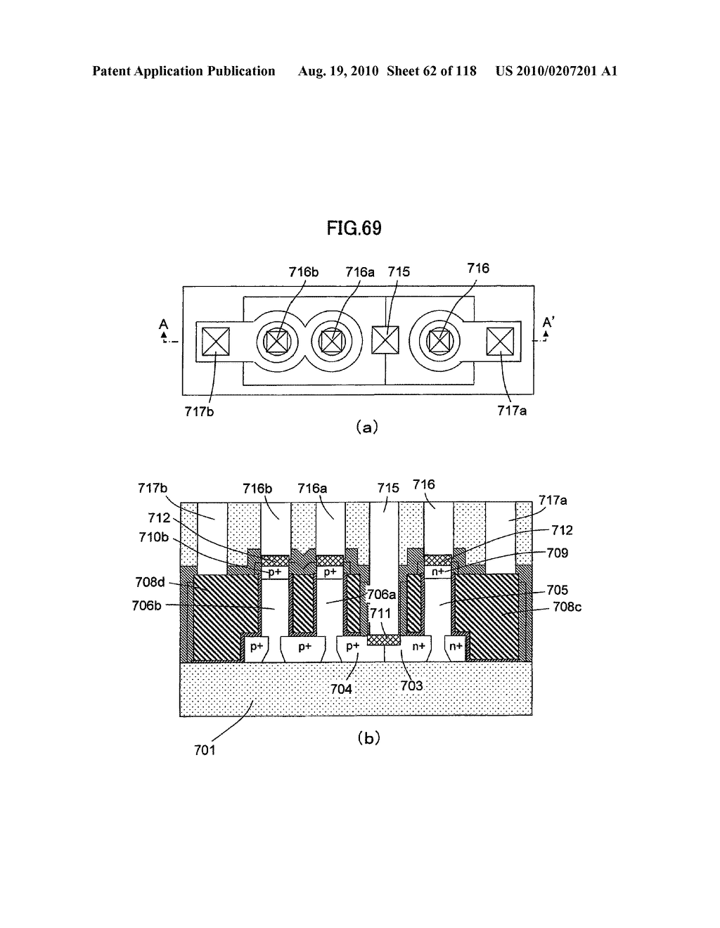 SEMICONDUCTOR DEVICE AND PRODUCTION METHOD THEREFOR - diagram, schematic, and image 63