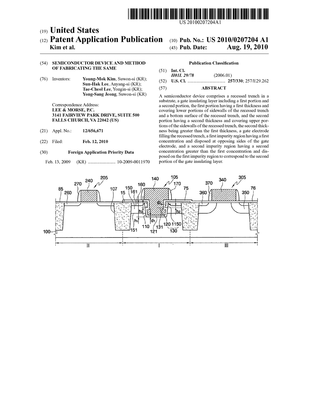 Semiconductor device and method of fabricating the same - diagram, schematic, and image 01