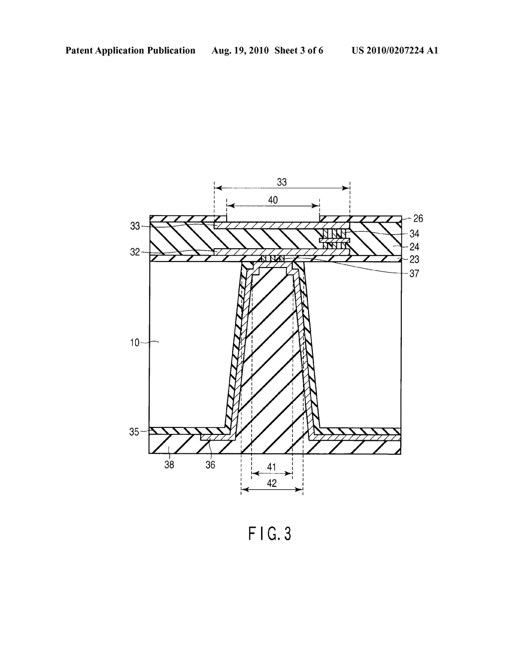 SOLID-STATE IMAGING DEVICE HAVING PENETRATION ELECTRODE FORMED IN SEMICONDUCTOR SUBSTRATE - diagram, schematic, and image 04