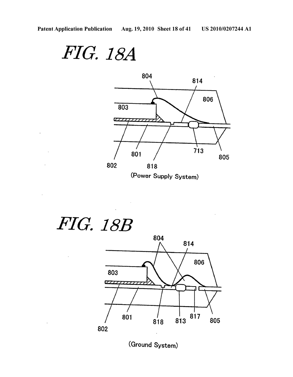 Semiconductor apparatus with decoupling capacitor - diagram, schematic, and image 19