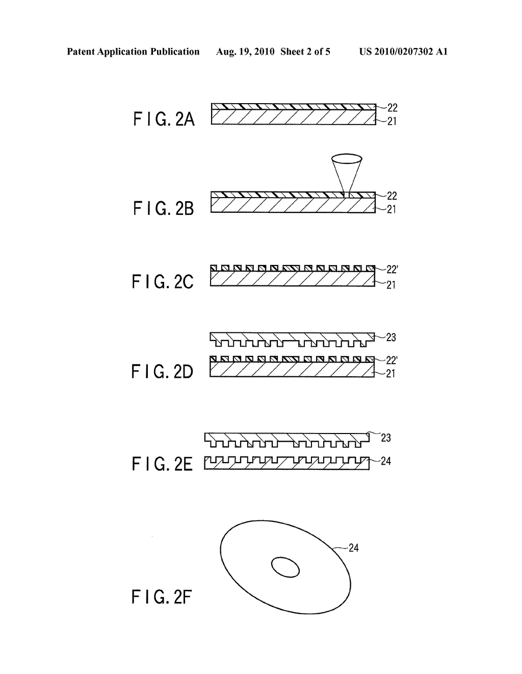 STAMPER MOLDING DIE AND METHOD FOR MOLDING STAMPER USING THE SAME - diagram, schematic, and image 03