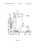 SKI-FASTENING WITH CALF HOLDER diagram and image