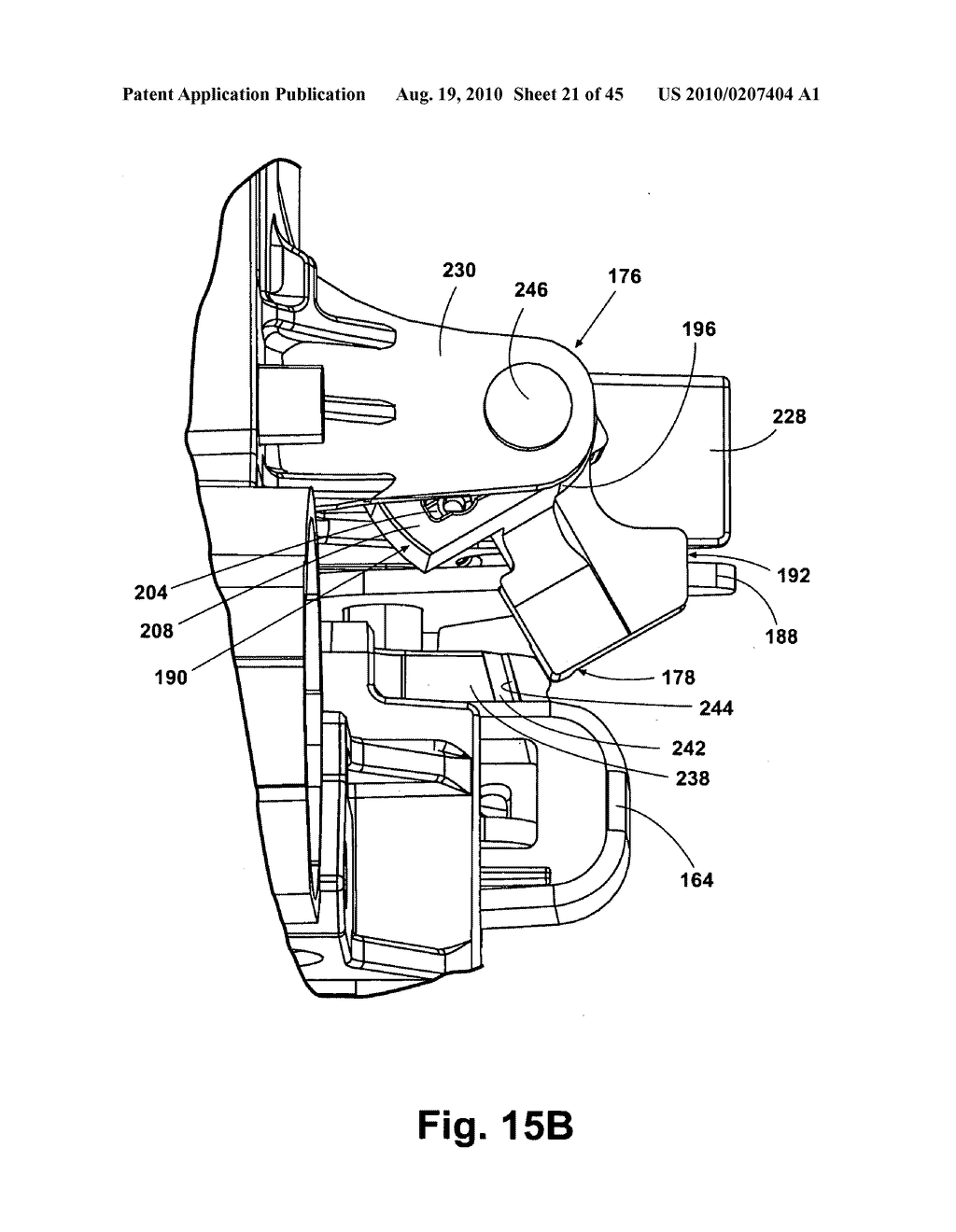 Release Handle Assembly Having Inertial Blocking Member with Blocking Member Retainer - diagram, schematic, and image 22