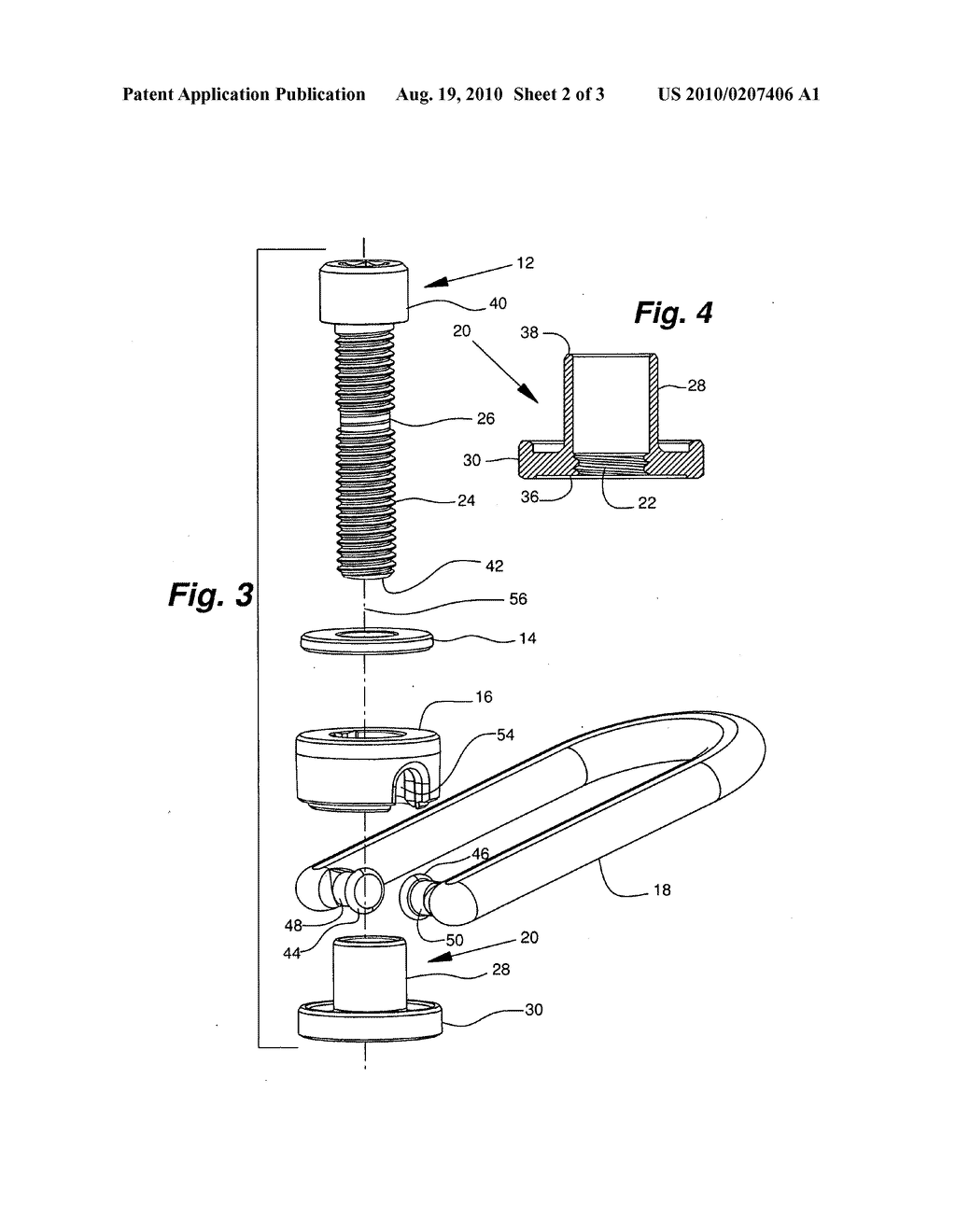 THREADED HOIST RING SCREW RETAINER - diagram, schematic, and image 03