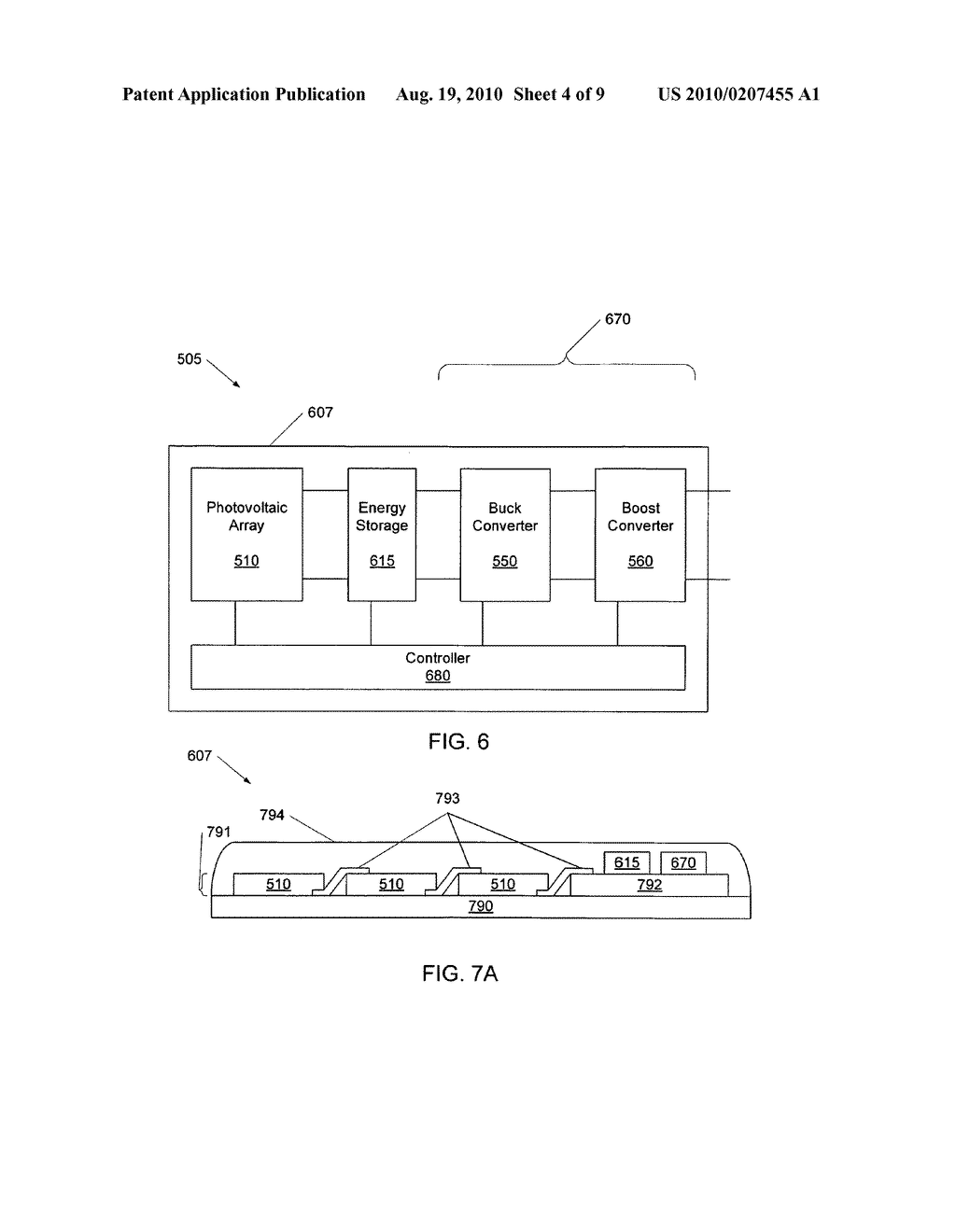 Thin-film photovoltaic power element with integrated low-profile high-efficiency DC-DC converter - diagram, schematic, and image 05