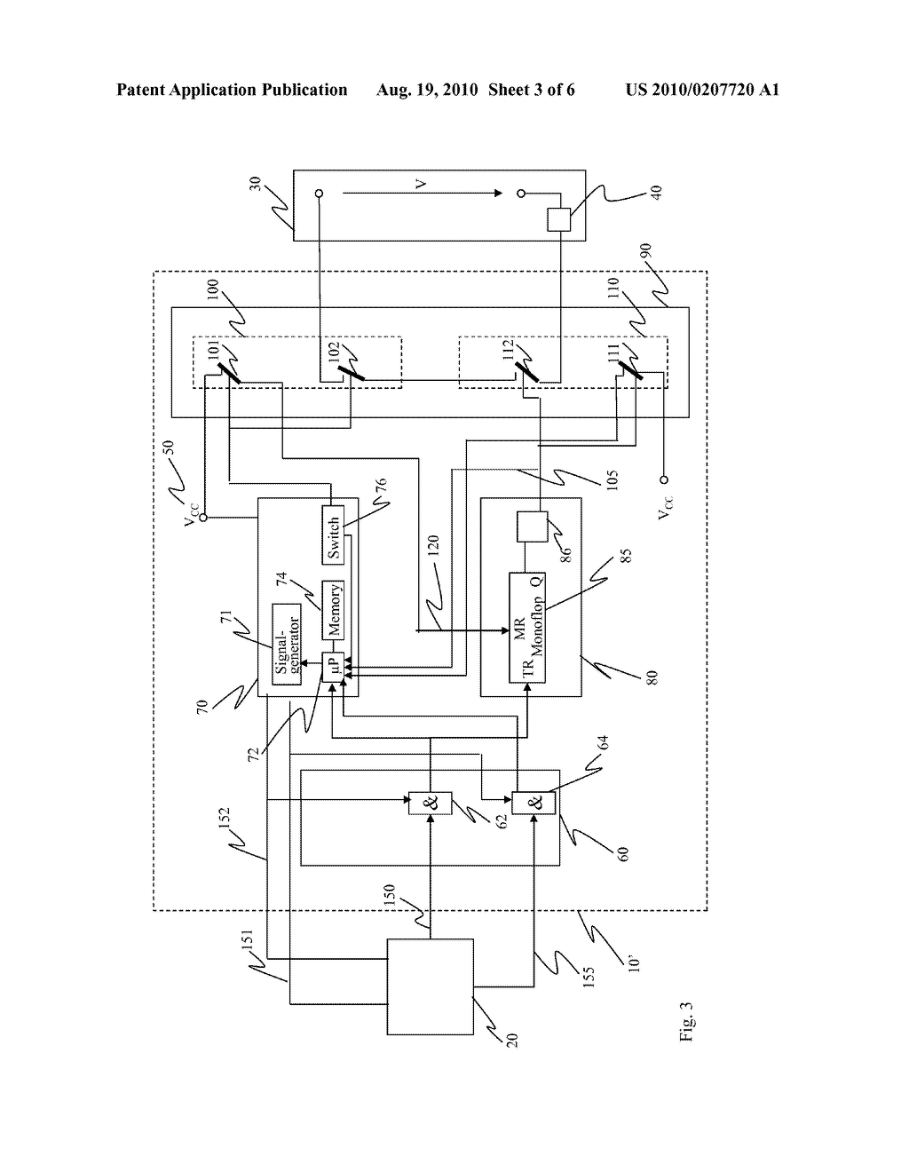 Safety device for multichannel controlling of a safety-related unit - diagram, schematic, and image 04