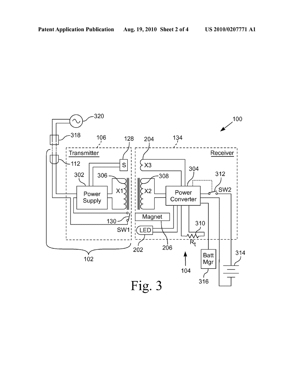 Inductively coupled power transfer assembly - diagram, schematic, and image 03