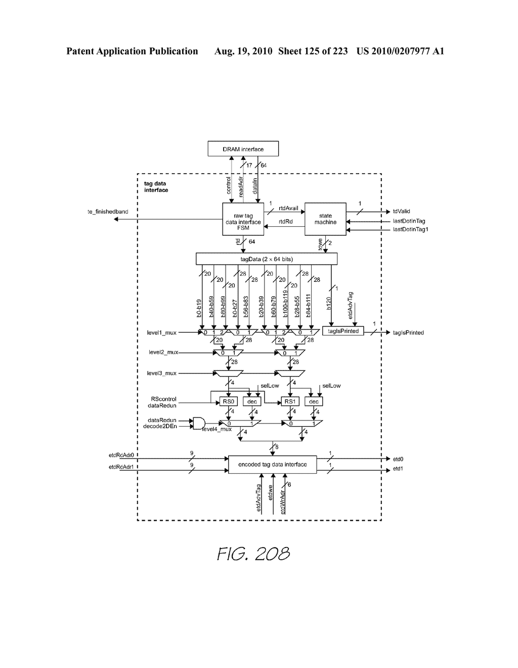 Printer Incorporating Multiple Synchronizing Printer Controllers - diagram, schematic, and image 126