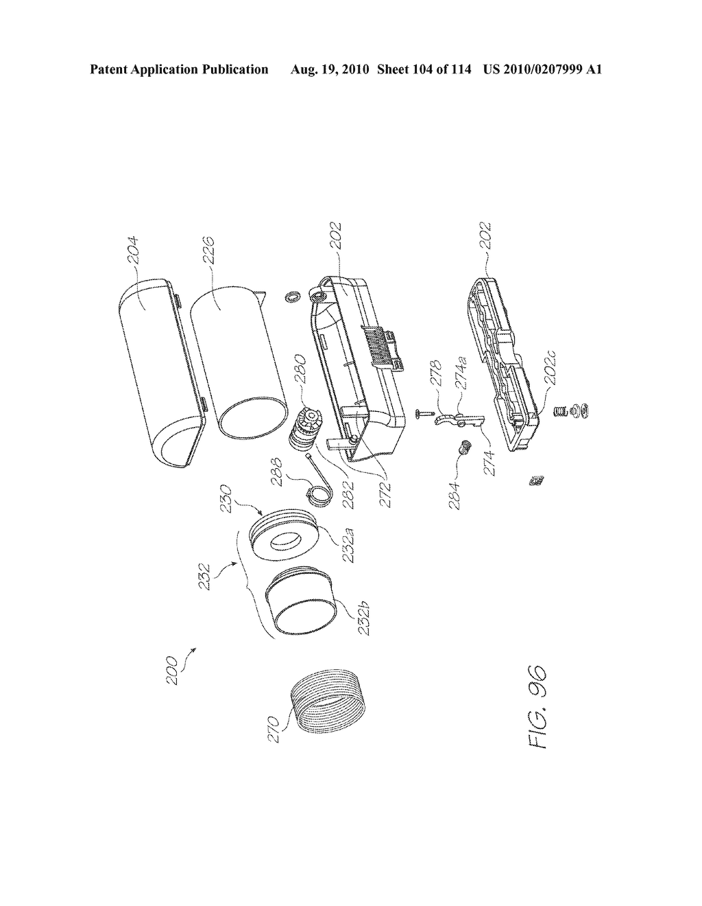 PAGEWIDTH PRINTHEAD ASSEMBLY WITH INK AND DATA DISTRIBUTION - diagram, schematic, and image 105