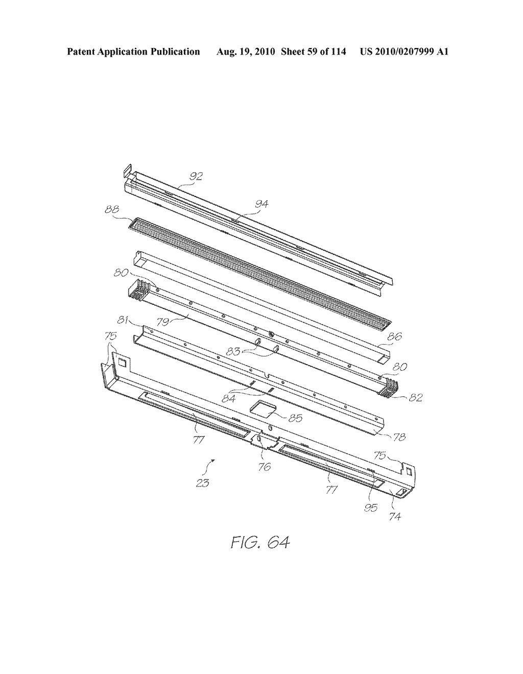 PAGEWIDTH PRINTHEAD ASSEMBLY WITH INK AND DATA DISTRIBUTION - diagram, schematic, and image 60