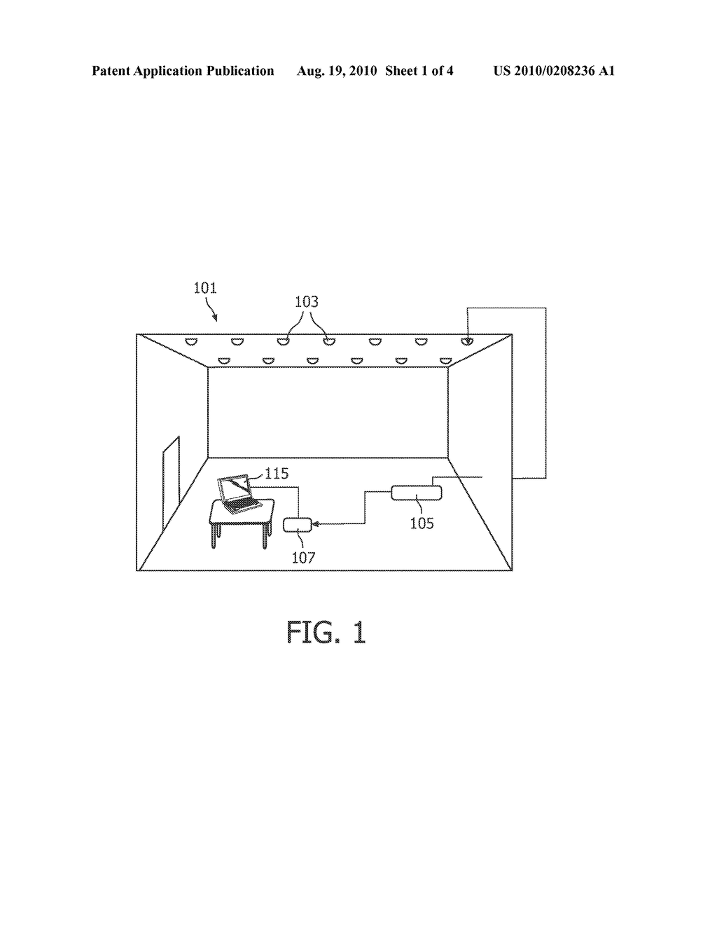 METHOD FOR DETERMINING THE POSITION OF AN OBJECT IN A STRUCTURE - diagram, schematic, and image 02