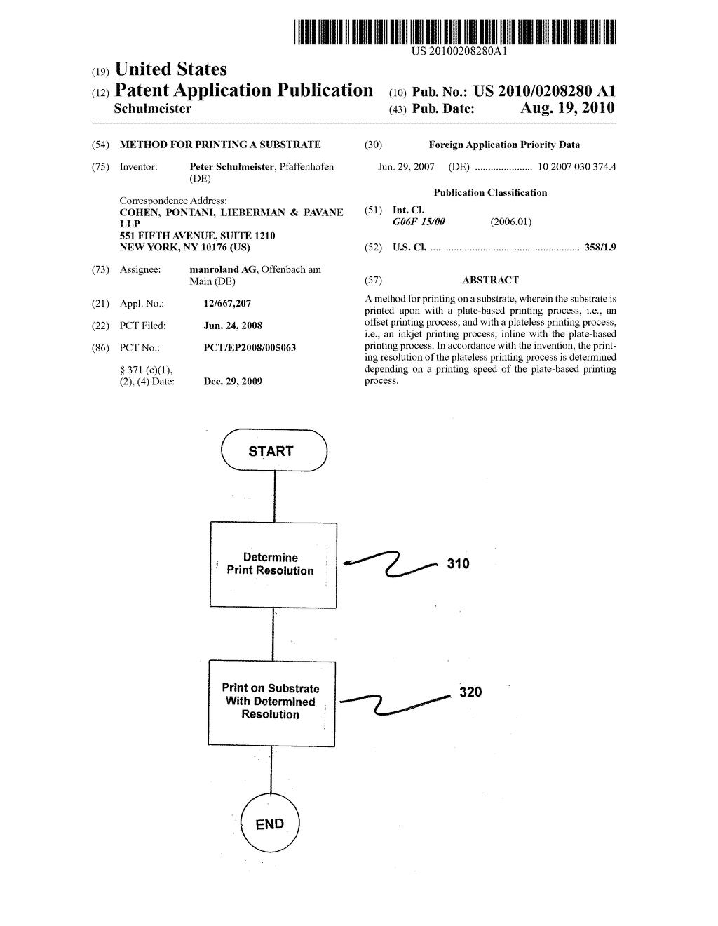 Method for Printing A Substrate - diagram, schematic, and image 01